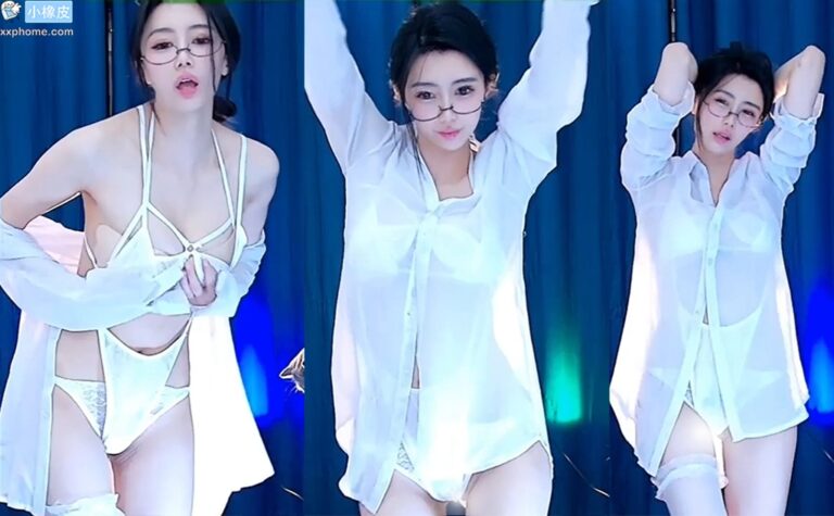 【CC 白妖妖】土豪大尺定制热舞！暗夜抹油 连体网袜！(1V/454M/4分55)