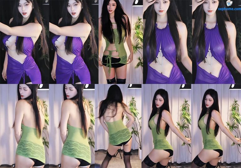 【斗鱼 月**】直播透视乳贴半球露背大尺热舞 超性感~(4V/7分44)