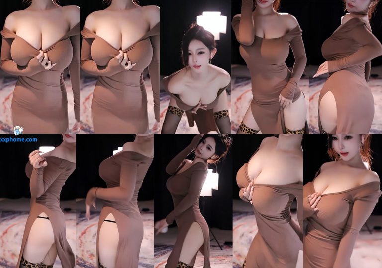 【斗鱼 小**】大尺定制热舞 低胸高开叉裙丁字 爆乳扭臀顶臀！精致性感 (1V/2分52)