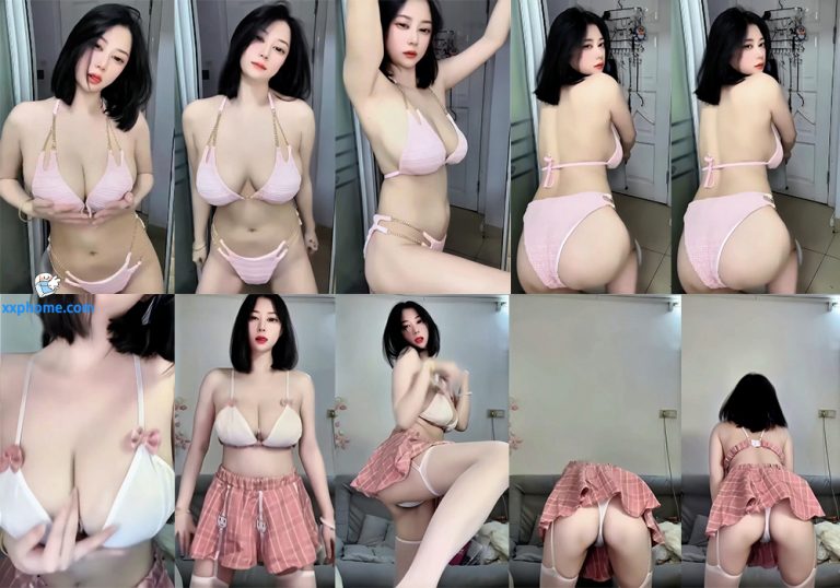 【快手 小奶球】大尺内衣定制热舞 白皙柔软巨乳 丁字大屁股抖抖抖！(4V/10分)